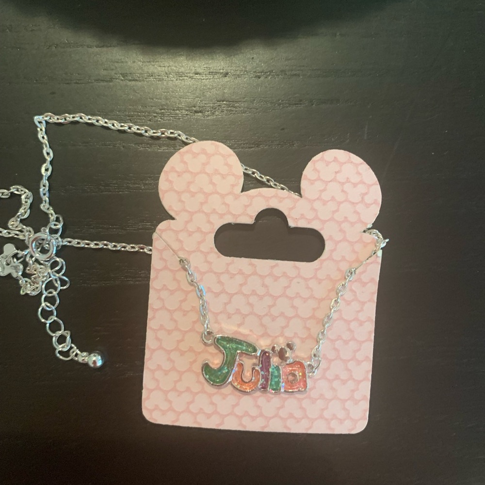 Disney “Julia” name necklace
